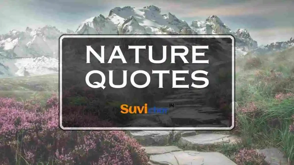 Nature Quotes