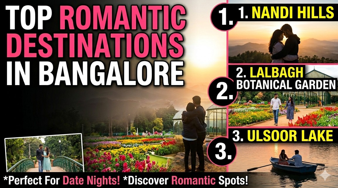 Top Romantic Destinations in Bangalore for Couples and the Best Hotels to Stay 